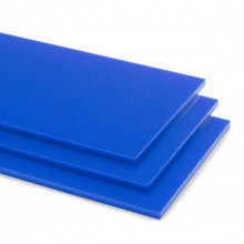 Mid Blue 750 Acrylic Shapes